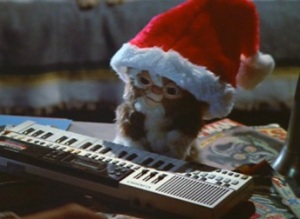 Gizmo on the Casio keyboard he used to compose most of the big hits of the '80s as well as Justin Timberlake's last album.